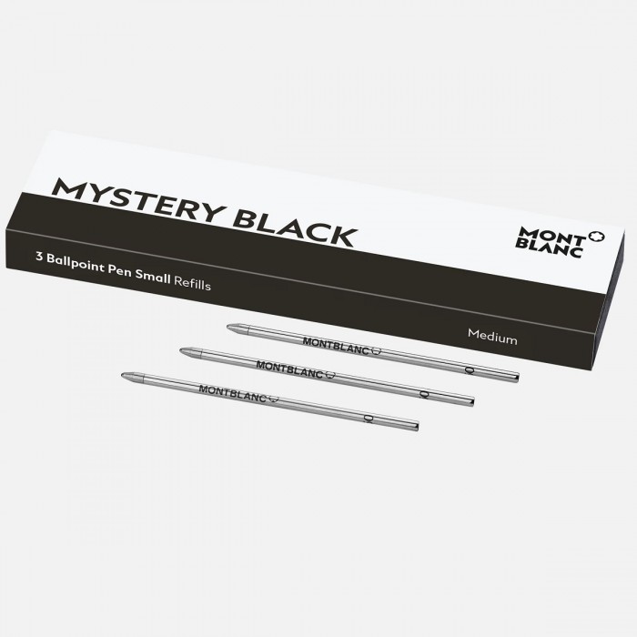 Montblanc Ballpoint Pen Small Refills Mystery Black Medium