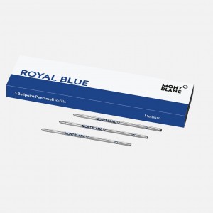 Montblanc Ballpoint Pen Small Refills Royal Blue Medium