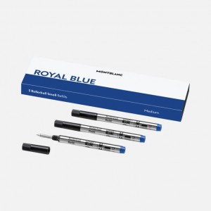 Montblanc Small Rollerball Refills Royal Blue Medium