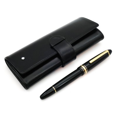 Montblanc 147 Traveller Fountain Pen (with Leather Travel Case)