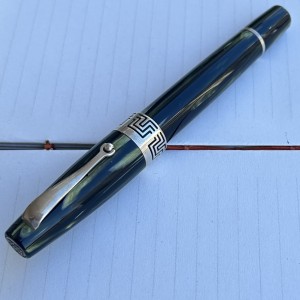 Preowned Montegrappa Extra 1930 Bamboo Black Fountain Pen ISEXT3CC