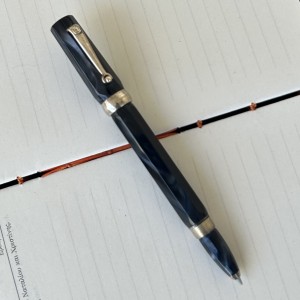 Montegrappa Micra Dark Blue Fountain Pen with Stylus