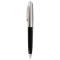 Omas Ogiva S2001 Guilloche Silver and Black Ballpoint Pen