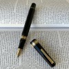 Preowned Omas 557 F Black GT Fountain Pen