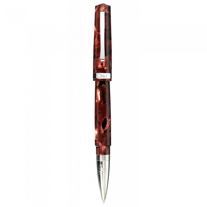 Omas Bologna Red Celluloid Στυλό Rollerball 