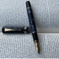 Parker Duofold Centennial Mark I Blue Marble Fountain Pen( Pre-Owned)