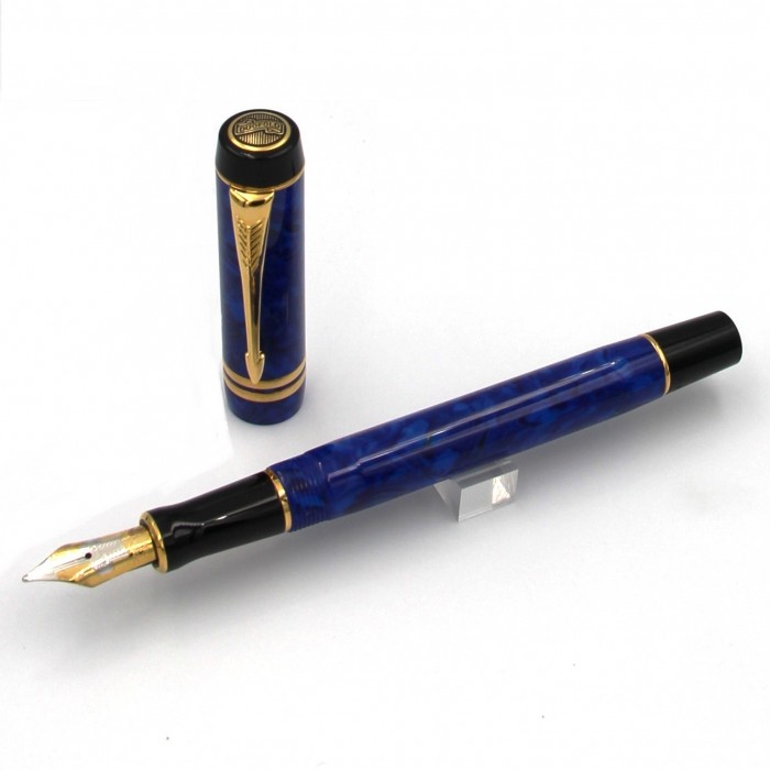 Parker Duofold International Lapis Lazuli Fountain Pen