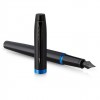 Parker IM Vibrant Rings Marine Blue Fountain Pen