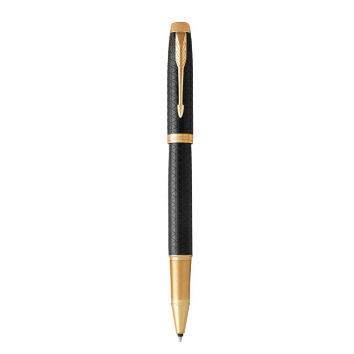PARKER IM Premium Black Gold Rollerball Pen 1931660