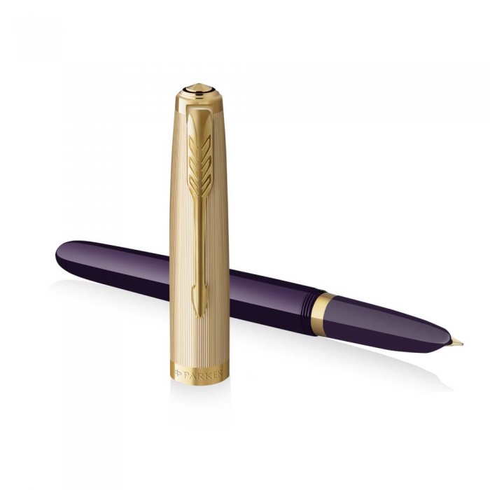 Parker 51 Premium Plum GT Fountain Pen Writing Instruments