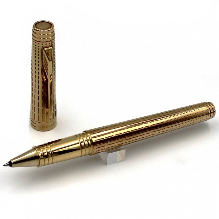 Parker Premier Luxury Gold Graduated Rollerball Pen
