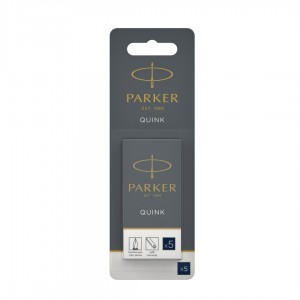 Parker Quink Ink Cartridges Blue Black 5 αμπούλες