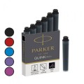 Parker Quink Ink Cartridges Mini Black 6 Cartridges