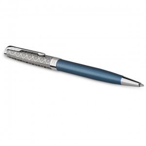 Parker Sonnet Premium Metal and Blue Στυλό Διαρκείας 2119649