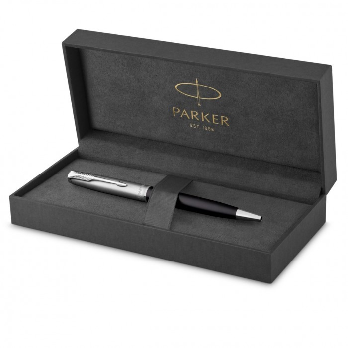 Parker Sonnet Essential Black Lacquer CT Ballpoint Pen