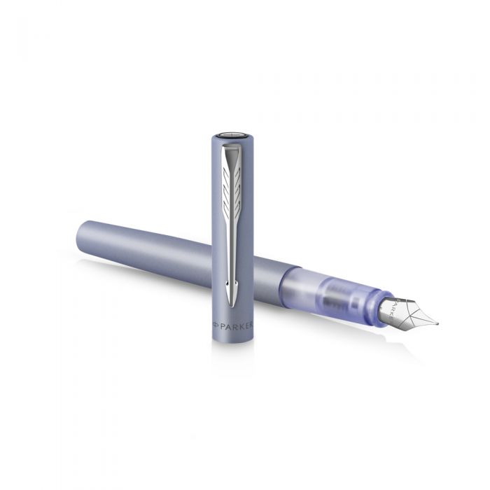 Parker Vector XL Silver Blue CT Fountain Pen