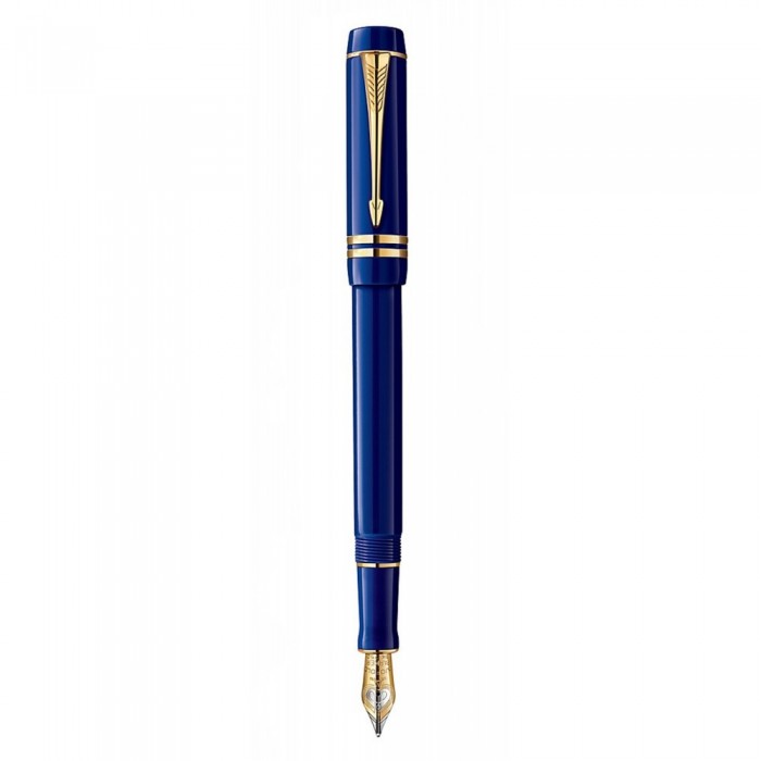 Parker Duofold International Lapis Blue GT Fountain Pen