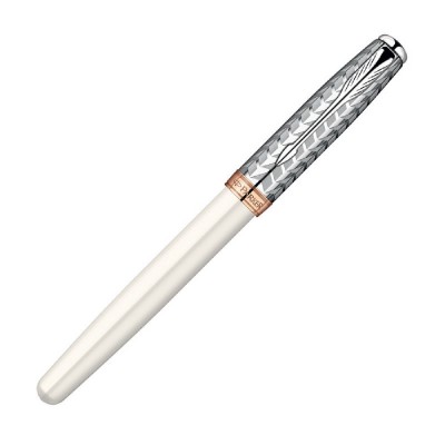 Parker Sonnet Pearl and Metal CT Fountain Pen