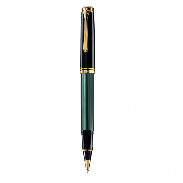 Pelikan Souverän R600 Black Green Rollerball Pen