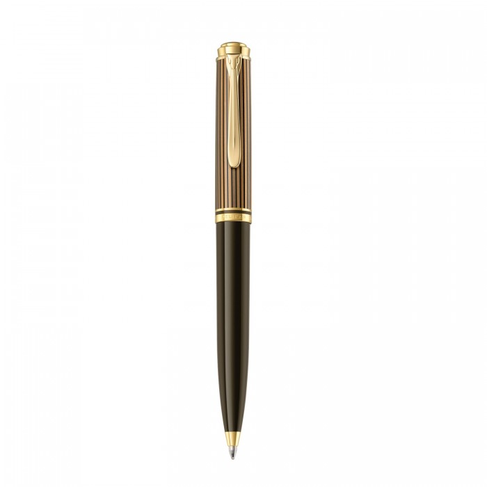 Pelikan Souverän K800 Brown Black Ballpoint Pen