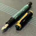 Pelikan Souverän M400 Black Green Old Style Fountain Pen