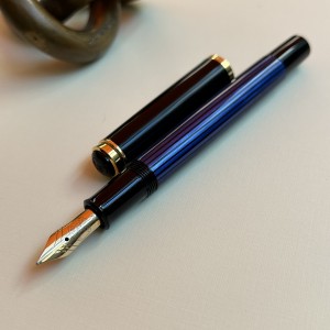 Pelikan Souverän M400 Black Blue Old Style Fountain Pen