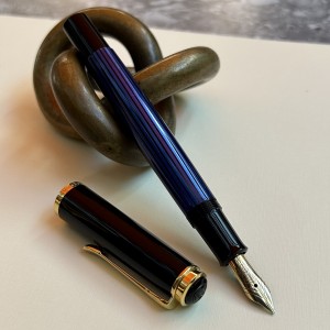 Pelikan Souverän M400 Black Blue Old Style Fountain Pen
