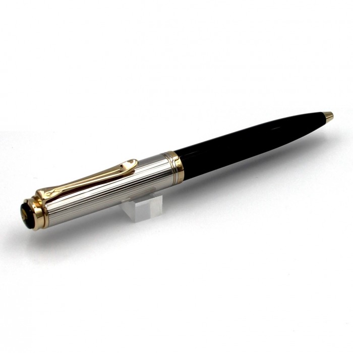 Pelikan Souverän K630 Silver Black Ballpoint Pen