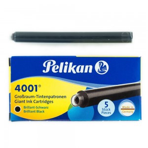 Pelikan 4001 GTP/5 Black 5 Long Cartridges