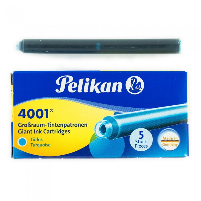 Pelikan 4001 GTP/5 Black 5 Long Cartridges
