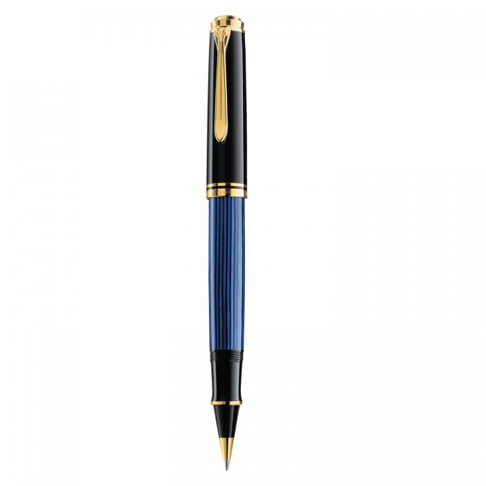 Pelikan Souverän R800 Black Blue Rollerball Pen