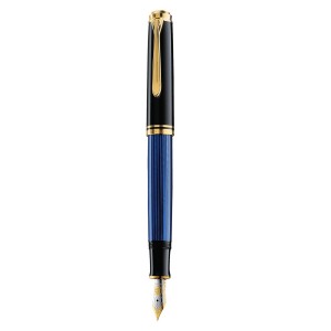 Pelikan Souverän M600 Black Blue Fountain Pen