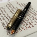 Preowned Pelikan P30 Rolled Gold Fountain Pen