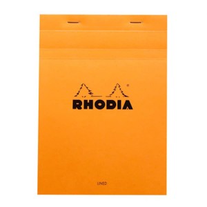 Rhodia Block No 16 Α5 Lined Notebook (Orange)