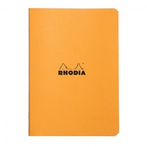 Rhodia Block No 19 Α4 Lined Notebook (Orange)