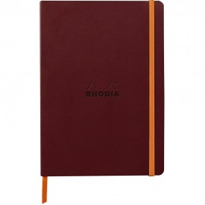 Rhodia Rhodiarama Softcover Notebook - A5 - Lined (Burgundy)