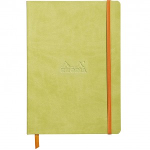Rhodia Rhodiarama Softcover Notebook - A5 - Lined (Anise Green)