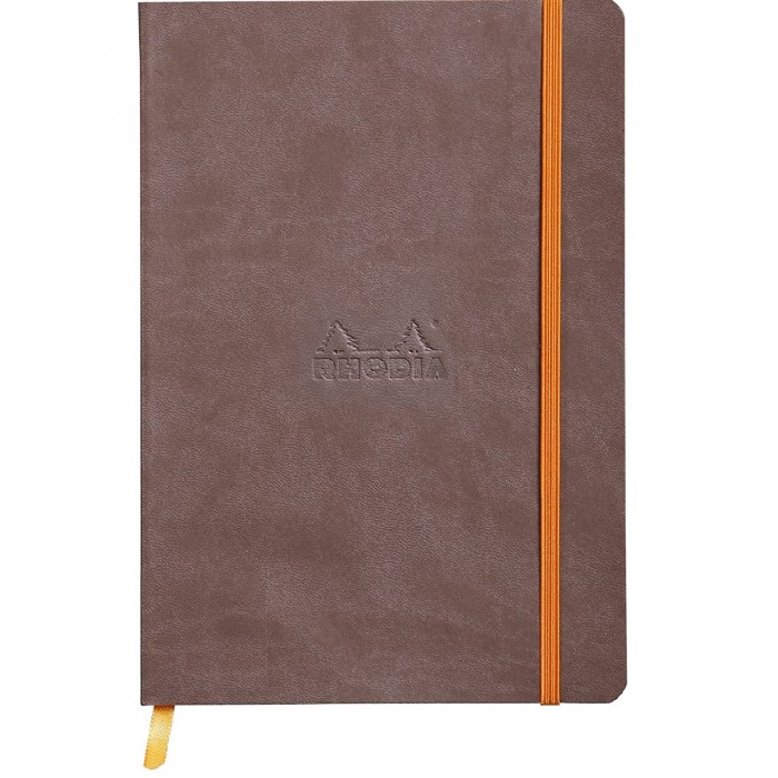 Rhodia Rhodiarama Softcover Notebook - A5 - Lined (Chocolate Brown)