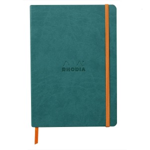 Rhodia Rhodiarama Softcover Notebook - A5 - Lined (Peacock)