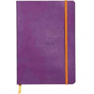 Rhodia Rhodiarama Softcover Notebook - A5 - Lined (Purple)