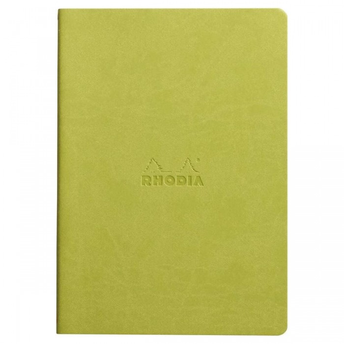 Rhodia Rhodiarama Σημειωματάριο με Εξωτερική Ραφή (Green)