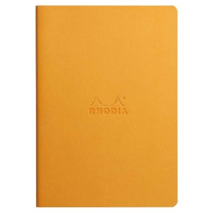 Rhodia Rhodiarama Σημειωματάριο με Εξωτερική Ραφή (Orange)
