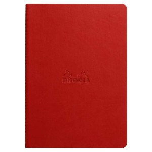 Rhodia Rhodiarama Σημειωματάριο με Εξωτερική Ραφή (Red)