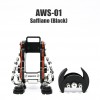 Robotoys AWS-01 Saffiano Black Βάση για Ρολόι και Στυλό
