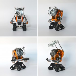 Robotoys Tank Orange Watch and Pen Stand