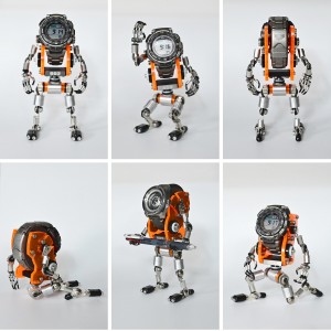 Robotoys WS-06 Neon Orange Βάση για Ρολόι και Στυλό