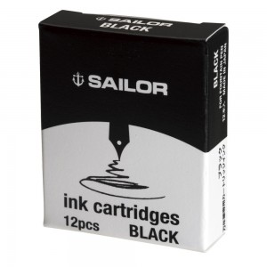 Sailor Αμπούλες Πένας Basic Black 13-0404-120