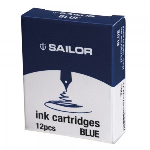 Sailor Fountain Pen Cartridges Basic Blue 13-0404-140