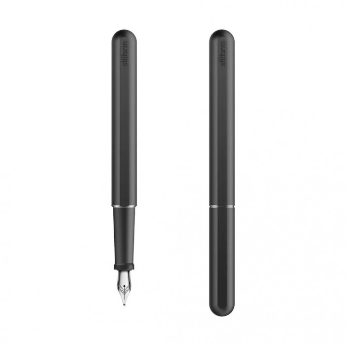 Stilform INK Aluminium Warp Black Fountain Pen