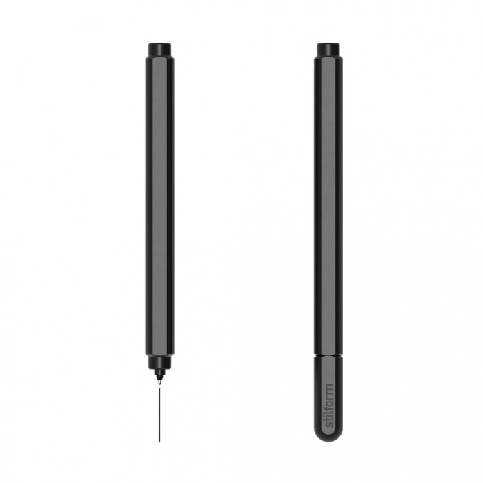 Stilform ARC Aluminium Warp Black Gel Pen